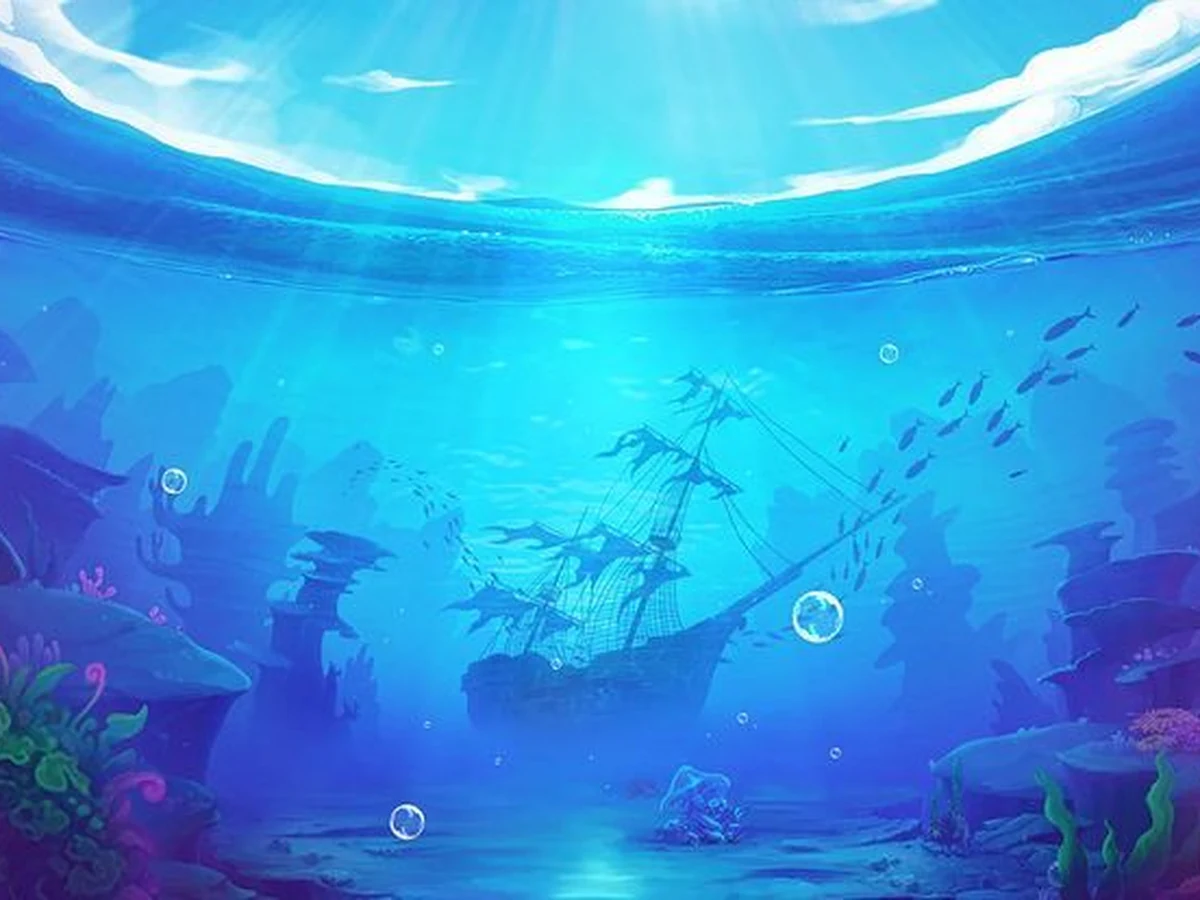 ฉากเกมยิงปลาและเป้าหมายบนหน้าจอ vm9